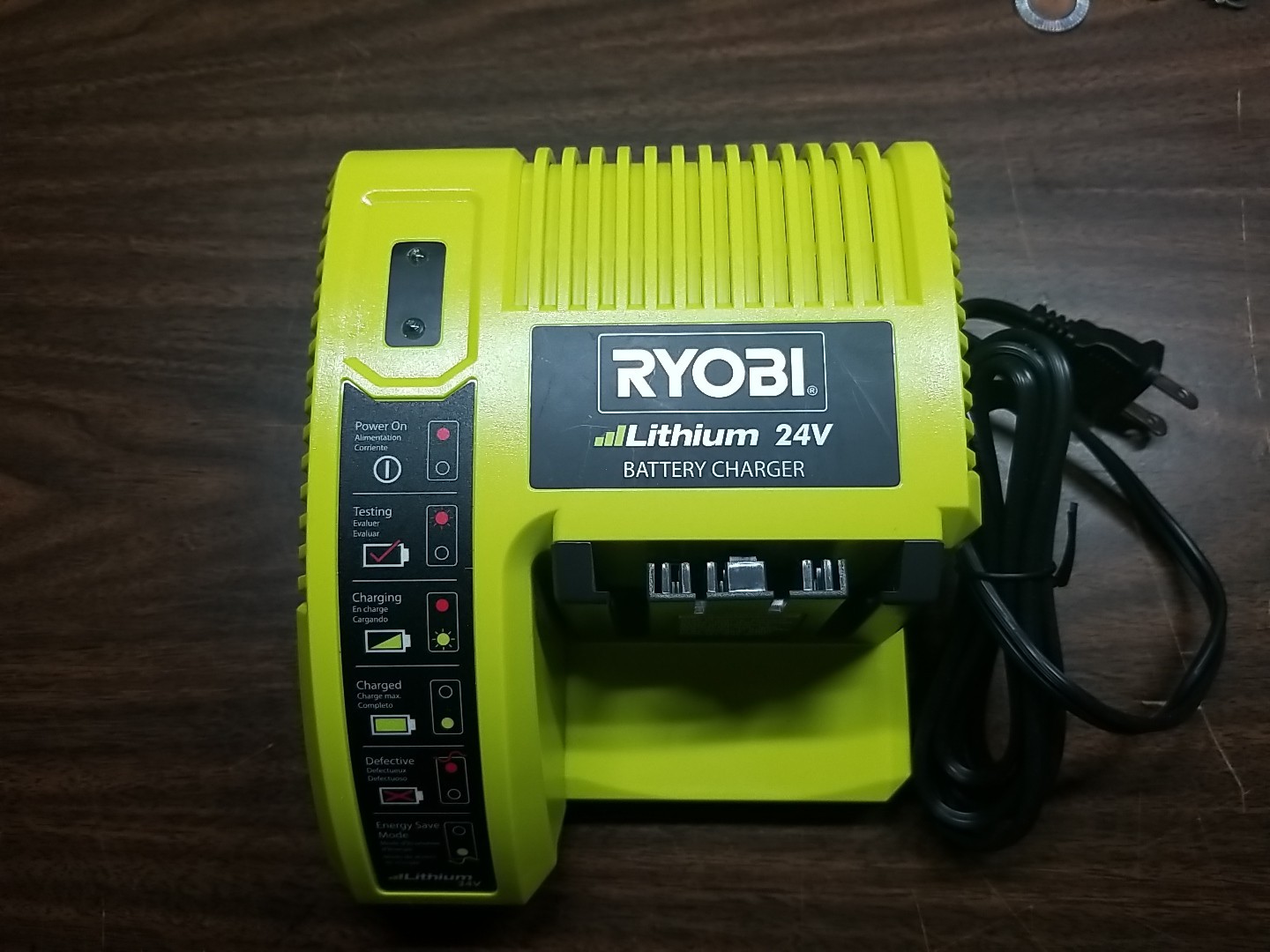 Ryobi Power Tools OP140 Lithium 24 Volt 24V Battery Charger – No Battery -TESTED