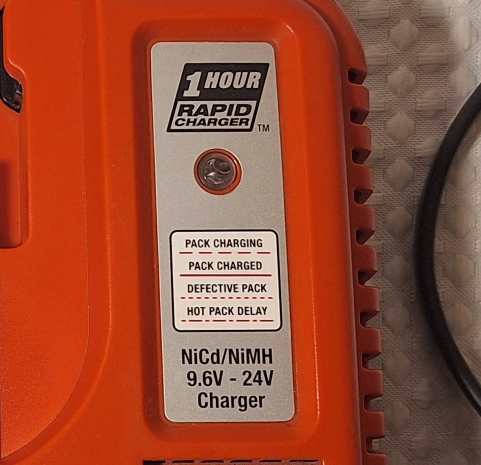 Black & Decker BDCCN24 Type 1 9.6V-24V Rapid Charger Battery Charger