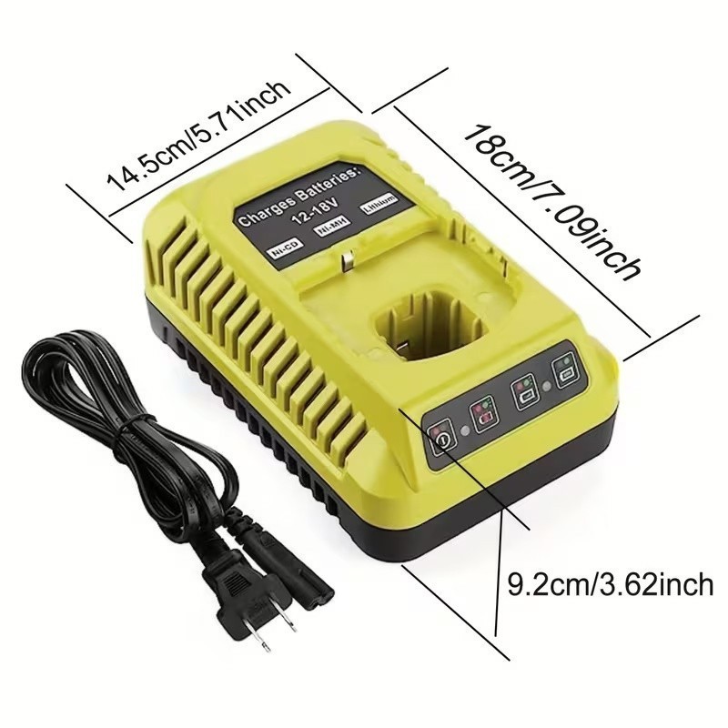 NEW P117 Rapid Charger for Ryobi 18V One+ Plus Batteries P108 P189 P190 PBP004