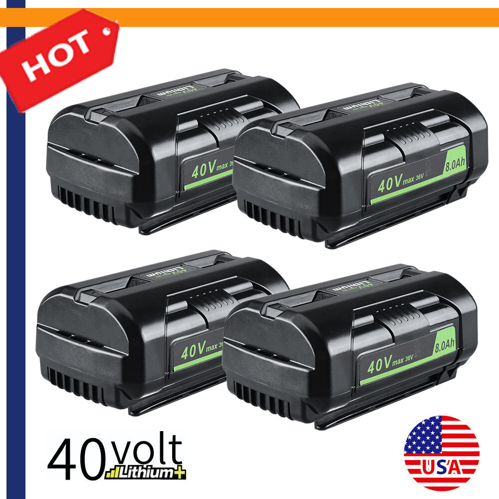 1-4PACK For Ryobi 40 Volt Battery High Capacity Lithium lot OP4050 OP40602 8.0Ah