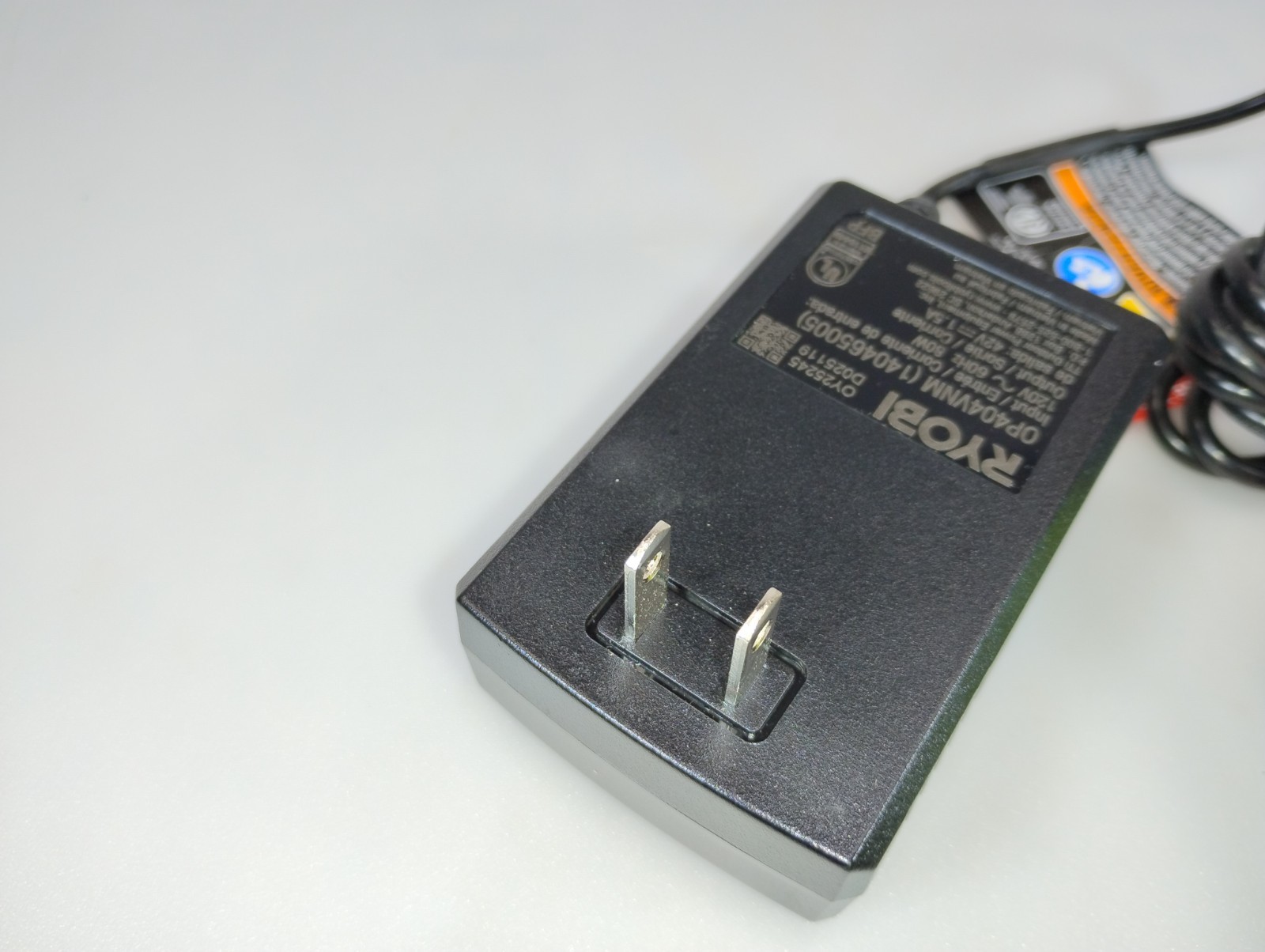 RYOBI 40V Lithium-Ion Battery Charger OP404VNM – New Open Box