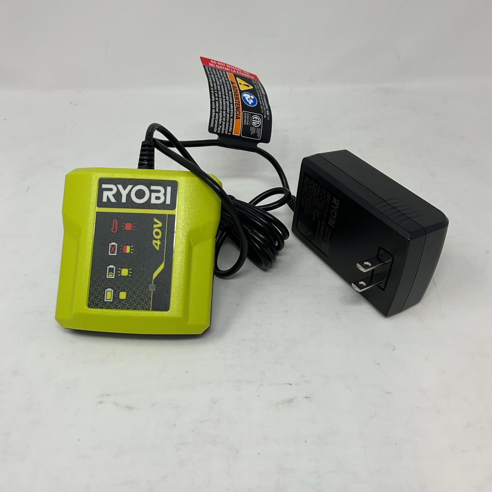Genuine OEM RYOBI OP404VNM 40V 40 Volt Lithium Ion Compact Battery Charger