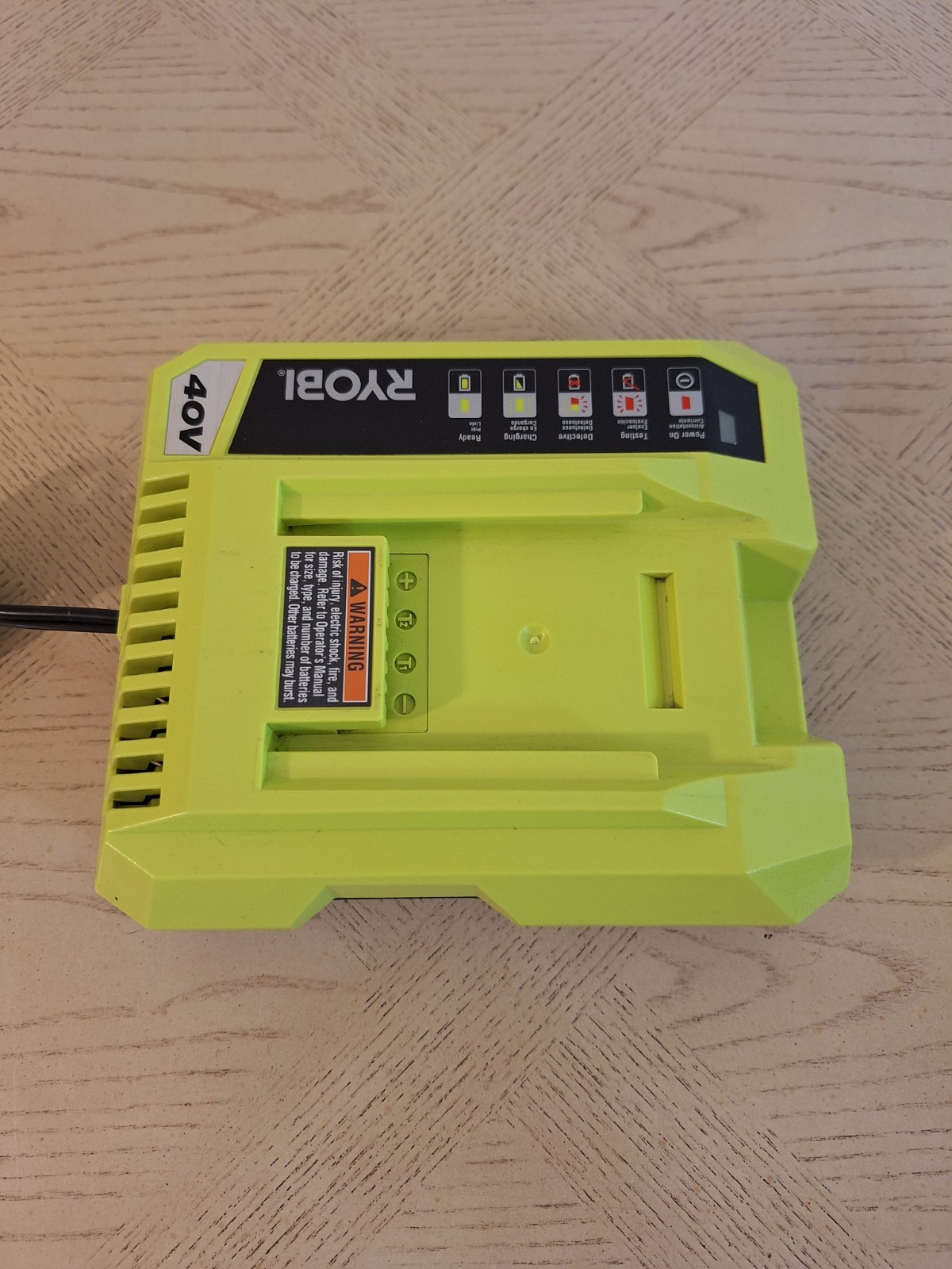 Ryobi OP401 40V Lithium-Ion Battery Charger OEM Genuine Tested Works