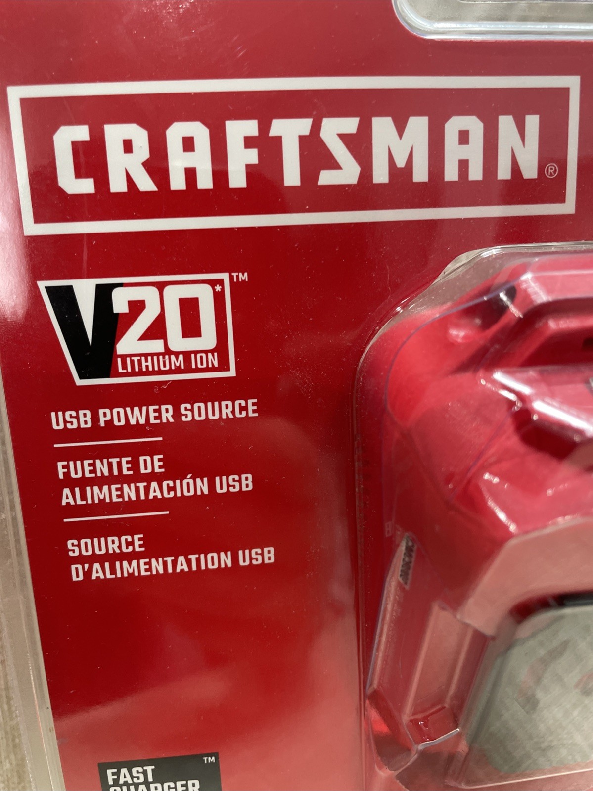 Craftsman CMCB002B Charging Adapter – Red