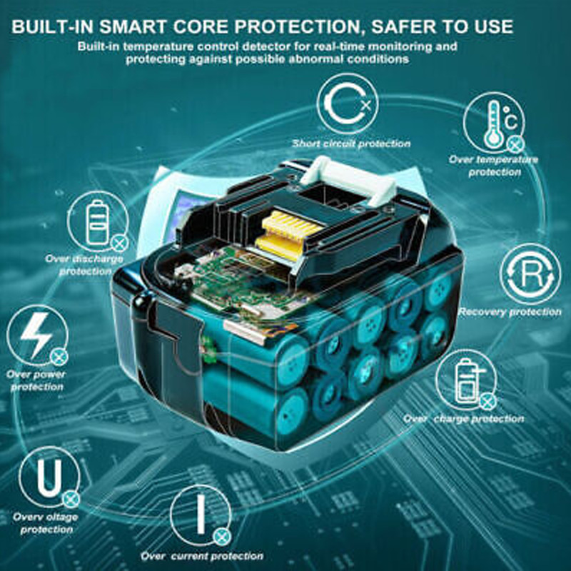 3Ah 18V For Makita 18Volt BL1830 BL1840 BL1860 BL1850 18V Cordless Tools Battery