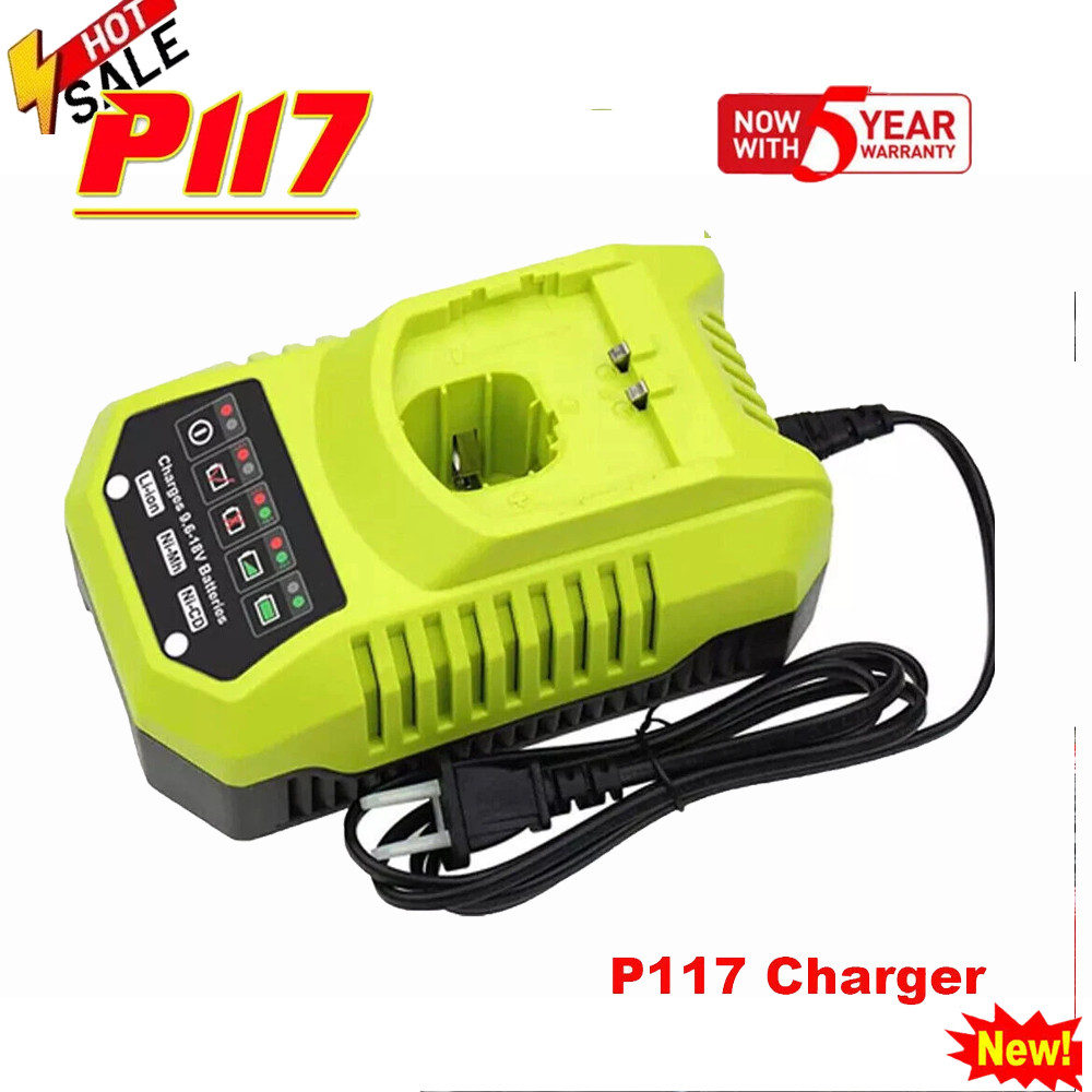 3A Fast Charger for Ryobi 18V ONE Plus P117 P118 P119 P107 P108 PBP006 Ni-Cd