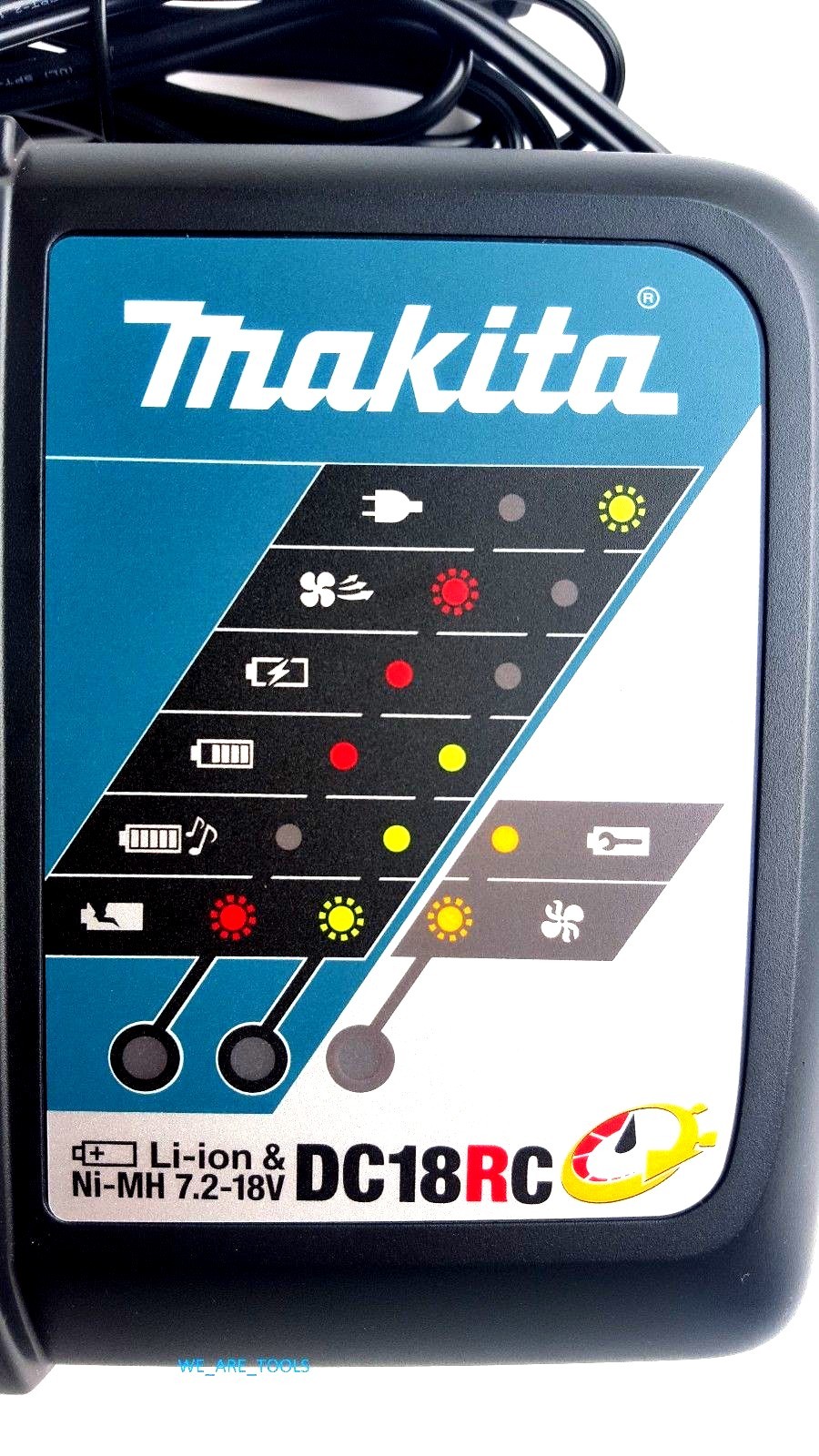 (2) Makita DC18RC GENUINE 18V RAPID FAST Battery Chargers 18 Volt LXT