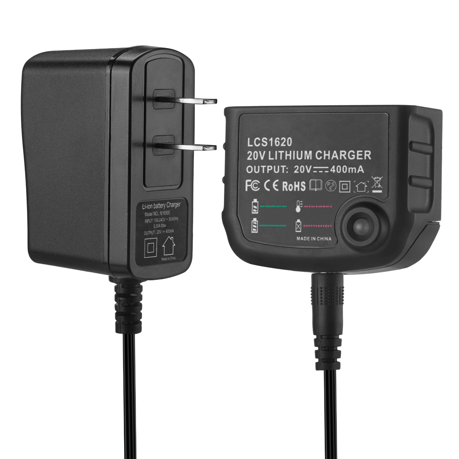 Charger for Black & Decker LCS1620 20V Lithium Battery Charger FOR LBXR20