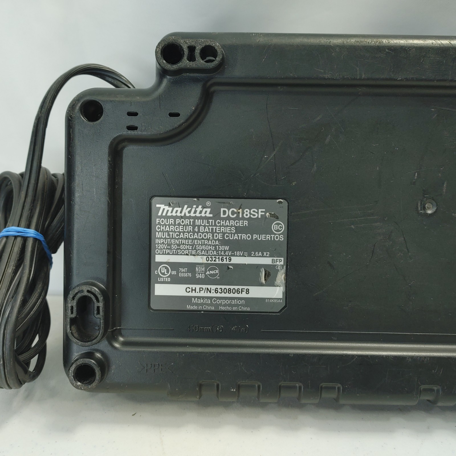 UNTESTED READ! Makita DC18SF 4-Port Lithium-Ion Multi Battery Charger 14.4V-18V