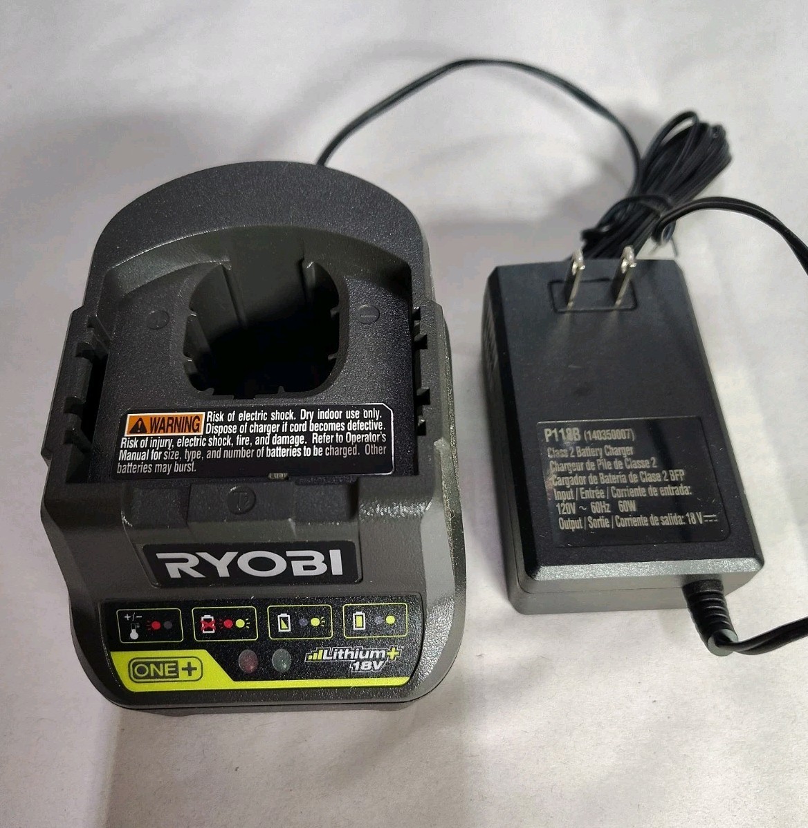 Ryobi P118B 18V Lithium-Ion Battery Charger