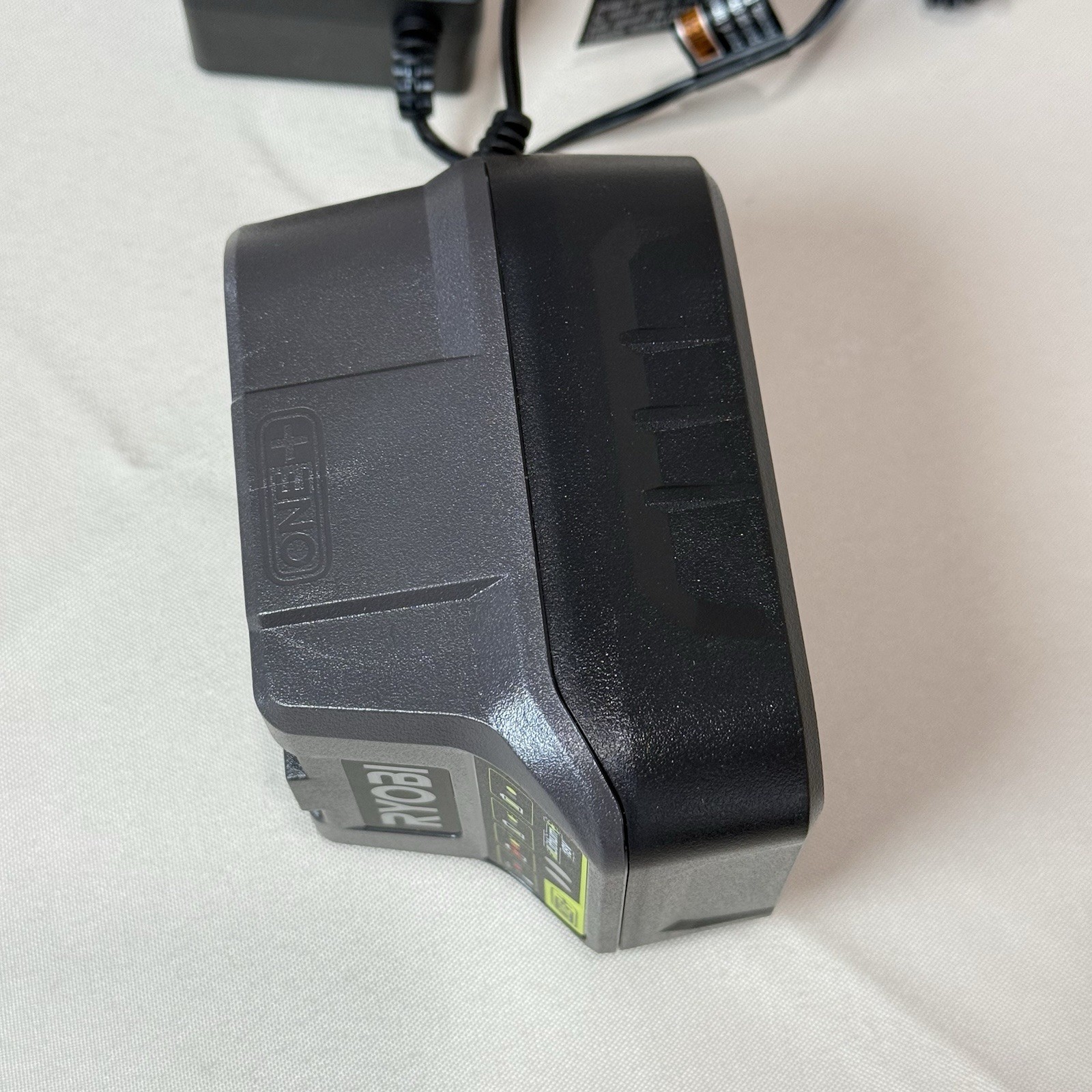Ryobi P118B 18V Lithium Battery Charger Black Single Battery Charging