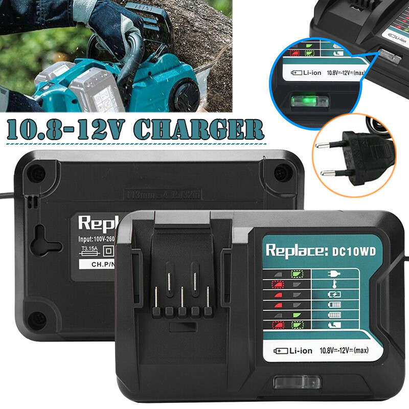 Li-ion Battery Charger for Makita 10.8V 12V DC10WD BL1016 BL1021B BL1041B FD05