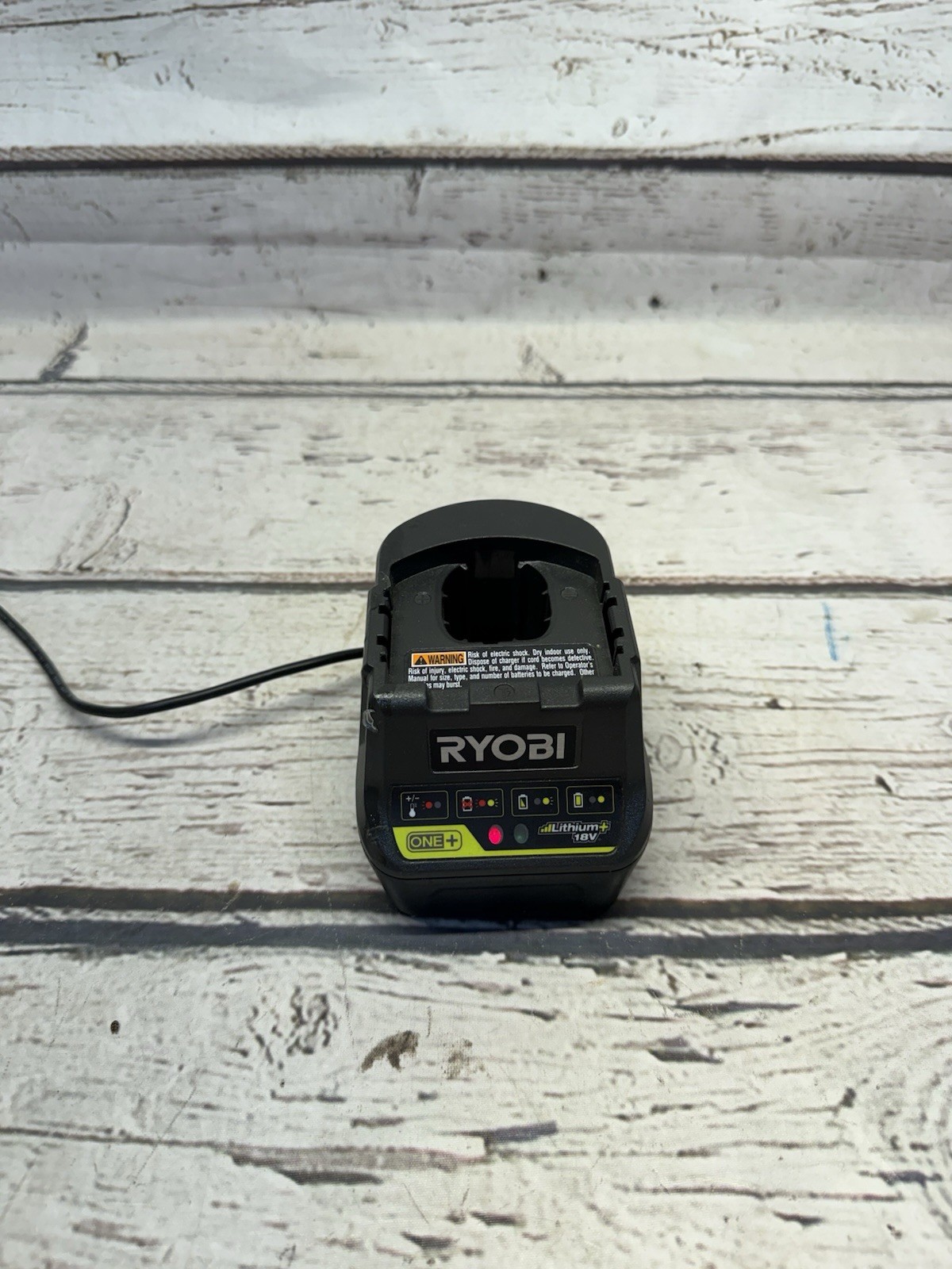 Ryobi P118B One+ 18V 18 Volt Lithium Ion Battery Charger ONLY TESTED WORKS
