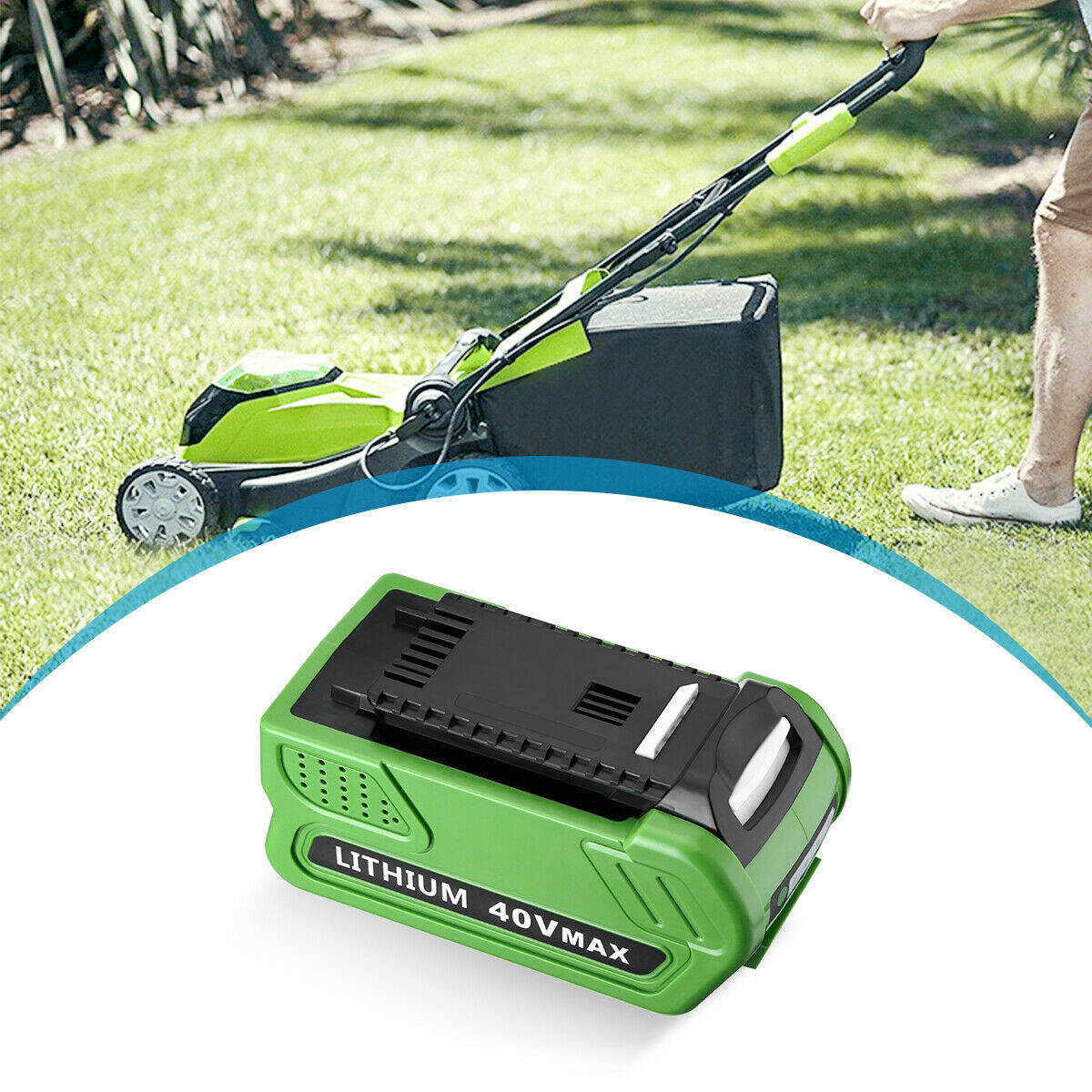 8.0Ah For Greenworks 40V G-MAX Battery Lithium 29472 29462 29252 20202 / Charger