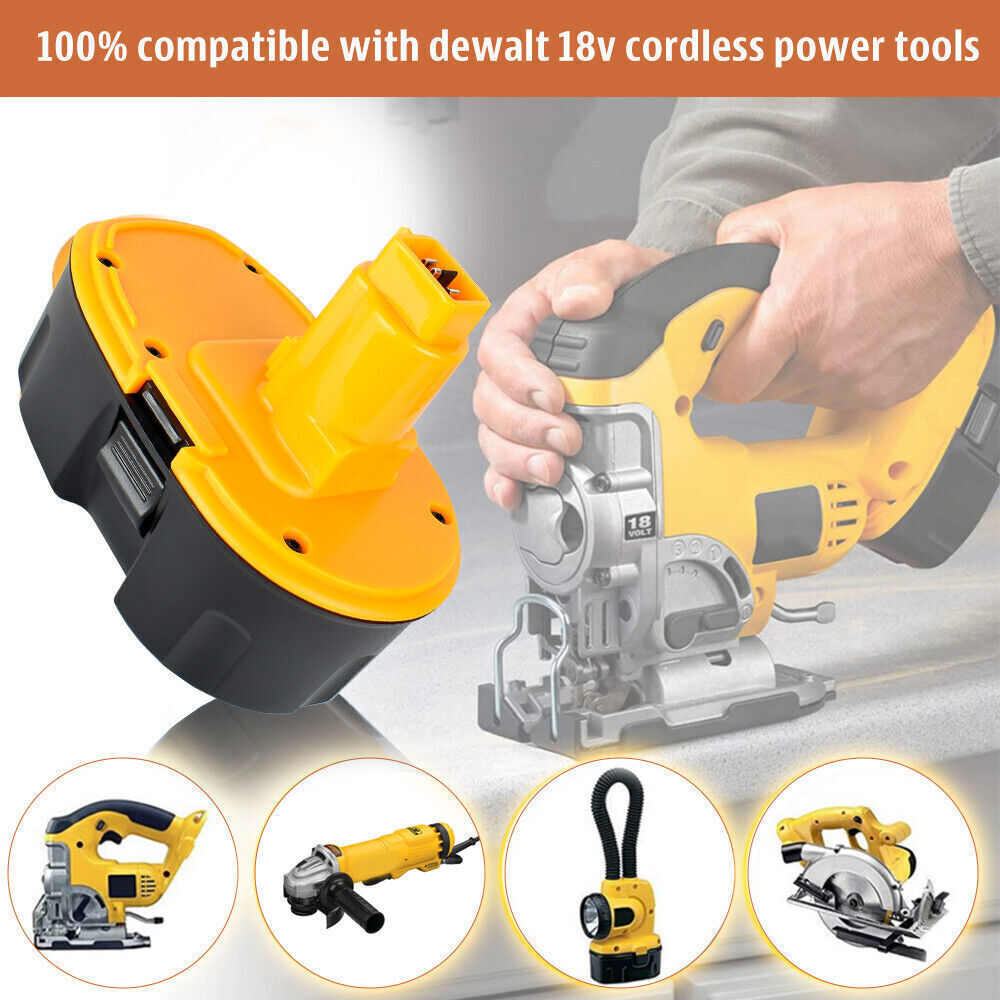 2 PACK 18V For Dewalt 18 VOLT XRP DC9096 DC9098 NiMh Battery DC9099 NEW 4.8 PACK