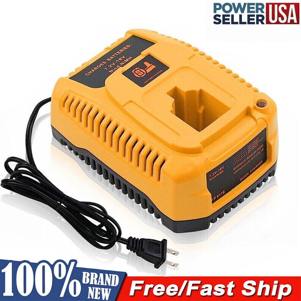 NEW Fast Battery DC9310 Charger for Dewalt 7.2V-18V XRP NiCd/NiMh DC9096 DC9098