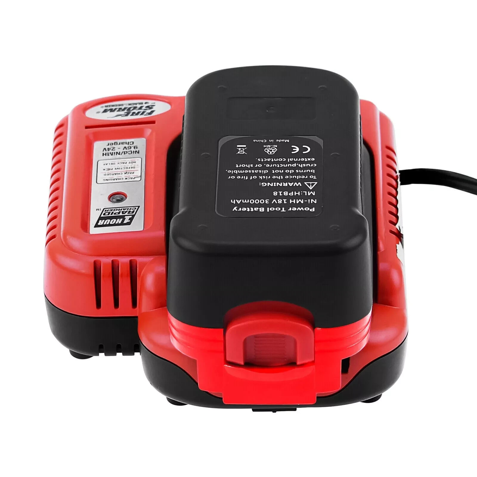 9.6V-24V Fast Battery Charger for Black Decker HPB18 HPB18-OPE NiCd NiMh battery