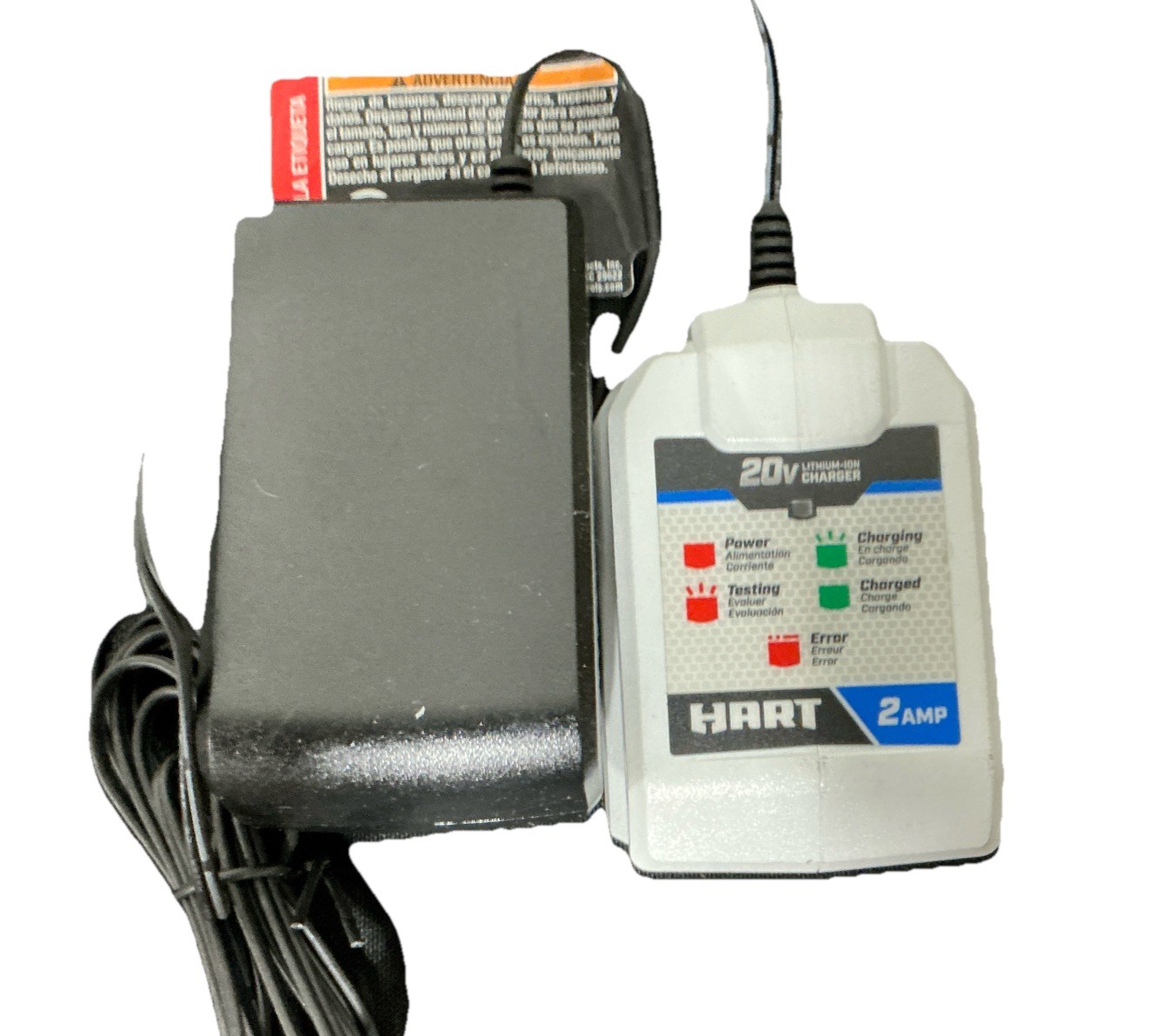 HART 20V 2‑Amp Battery Charger – Works w/ All HART 20V Tools – OEM ONLY CHARGER!