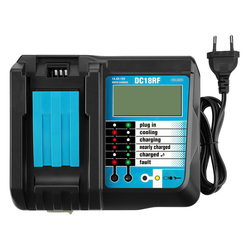 Makita DC18RF 14.4/18V Li-Ion Battery 3.5A Replace Digital Display Smart Charger