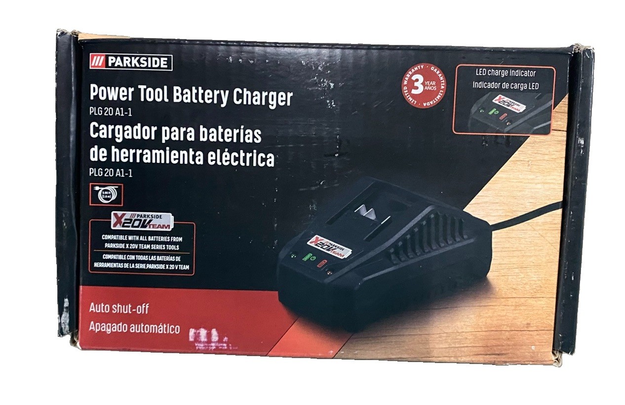 PARKSIDE 20V Battery Charger PLG 20 A1-1 Standard 2.4A X20V Team Charging Base