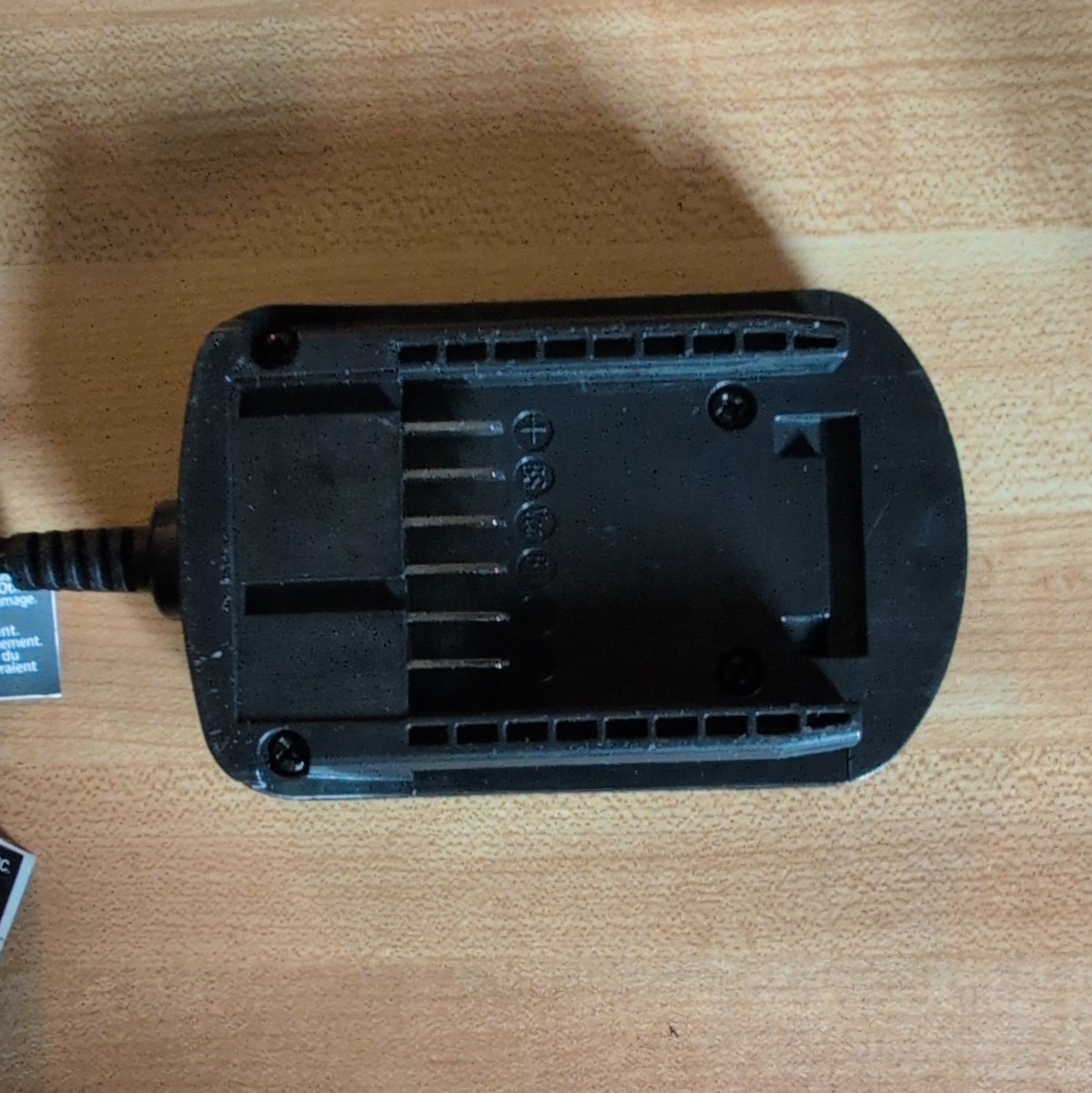 WORX WA3742 20V Battery Charger Base w/ AC Power Adapter, Black