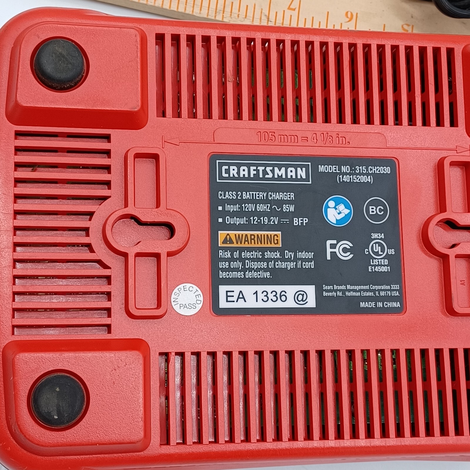 Craftsman C3 19.2V Multi-Chemistry Battery Charger NiCad Lithium 315.CH2030