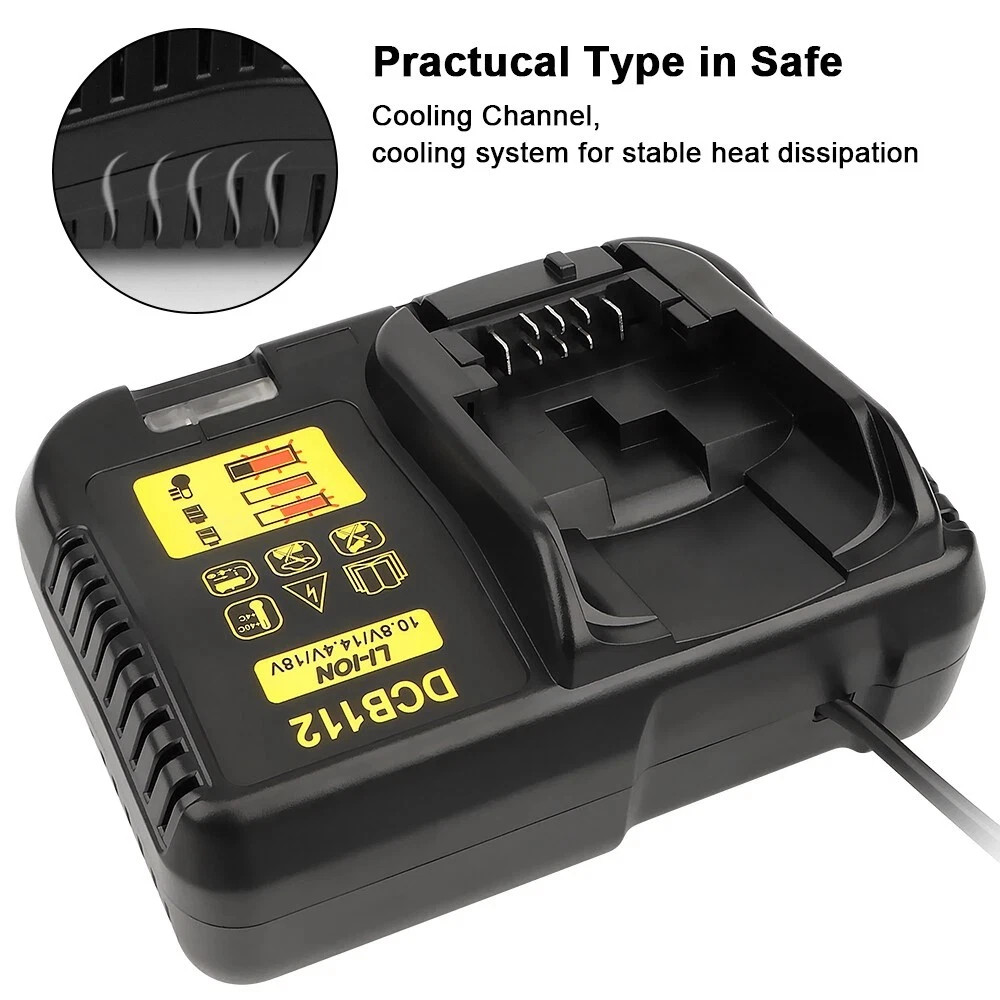 New for DEWALT DCB112 18-20V Lithium-Ion Battery Charger DCB204 DCB200 DCB205