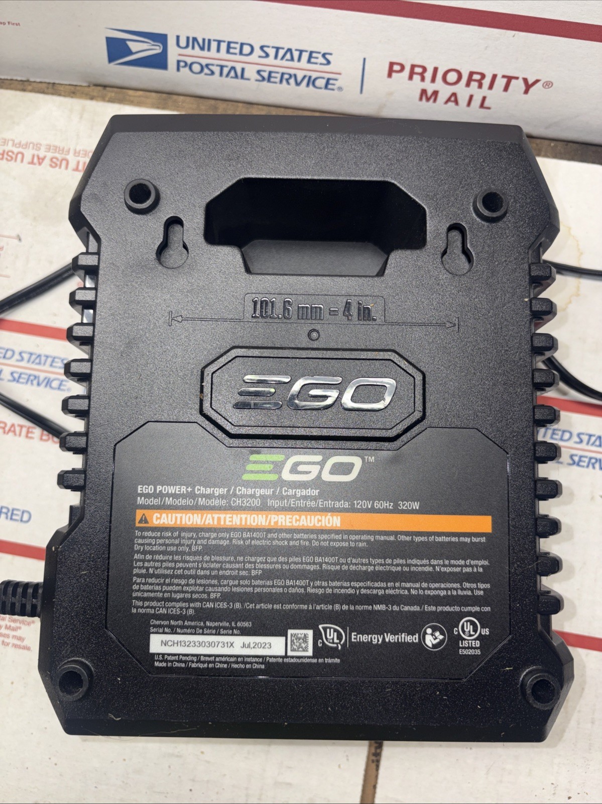 Genuine Original EGO Power CH3200 320W 56V Lithium Battery Fast Charger
