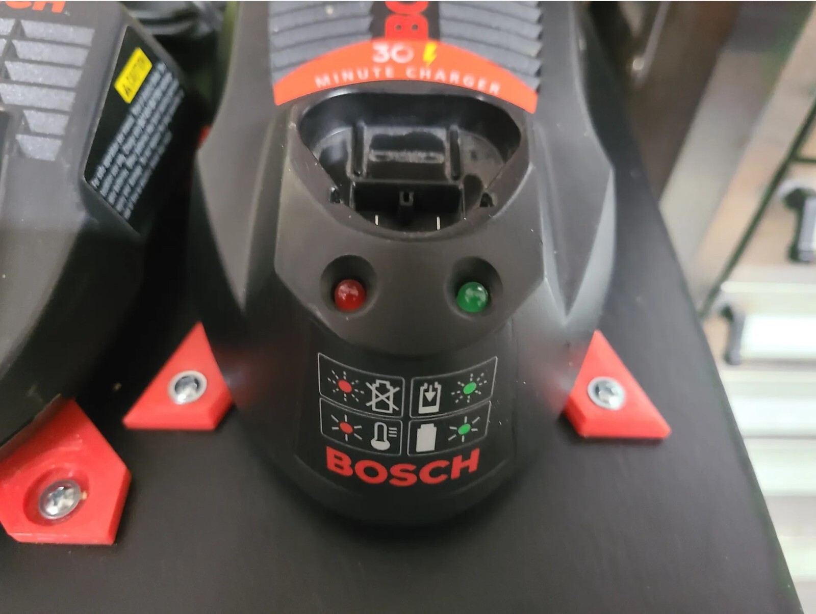 3D Printed Wall Mount for Bosch BC430 12V Charger