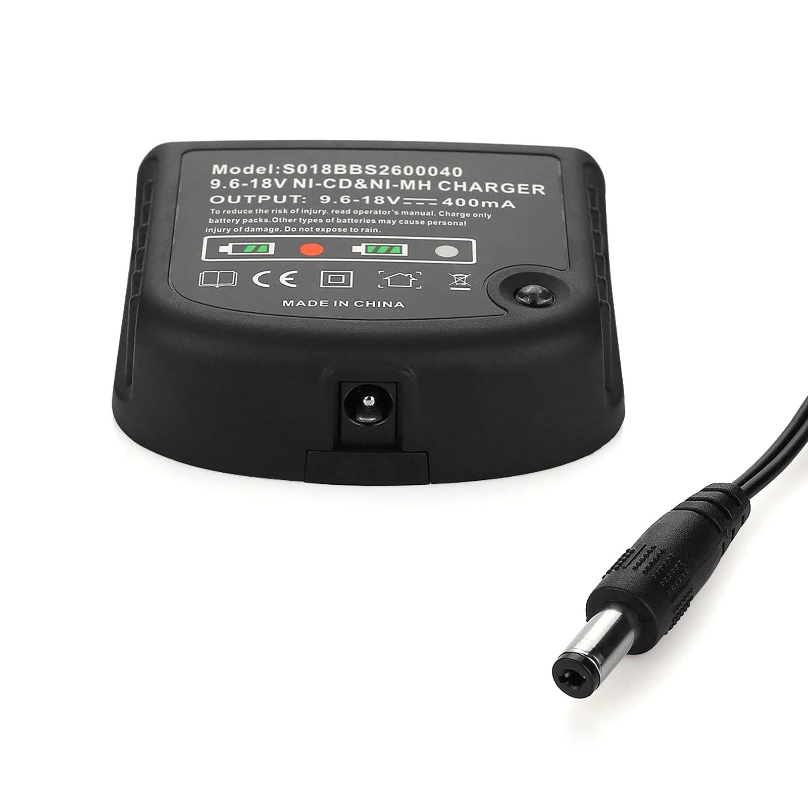 For Black&Decker 18V-9.6V Charger for FSB96 FS120BX w Red Green LED Indicator
