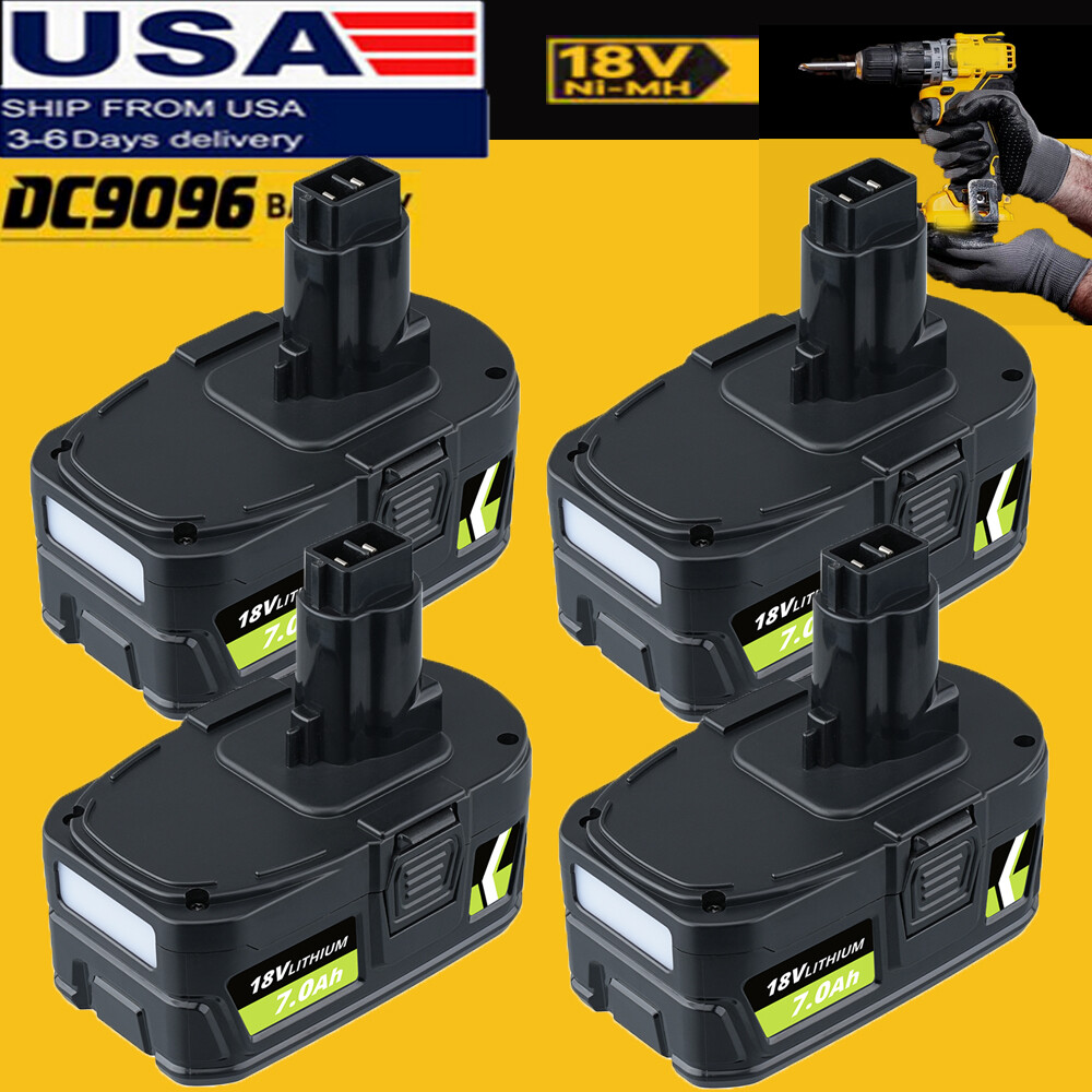 1-2Pack 18 Volt for Dewalt 7.0Ah Battery DC9096-2 DC9098 DC9099 DW9096 DC9096