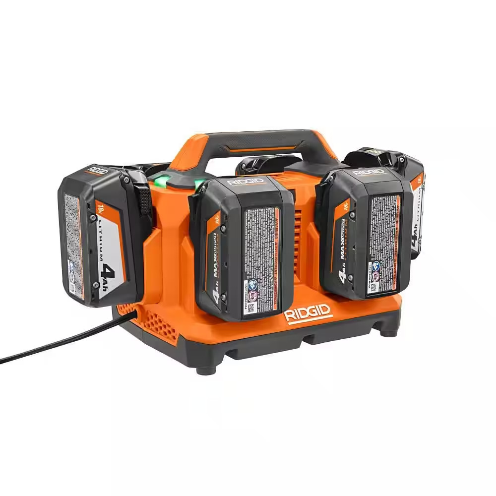 18V 6-Port Sequential Charger