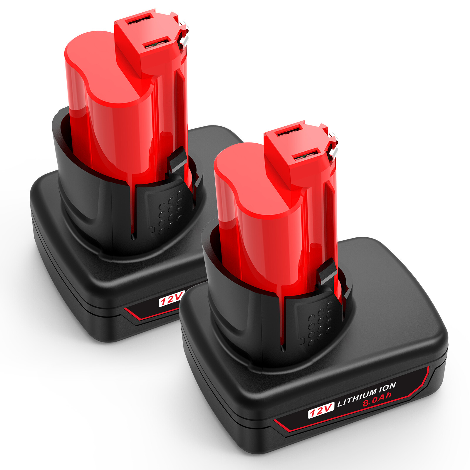 2Pack 8.0Ah For Milwaukee for M12 Battery LITHIUM Extended Capacity 48-11-2460🔥