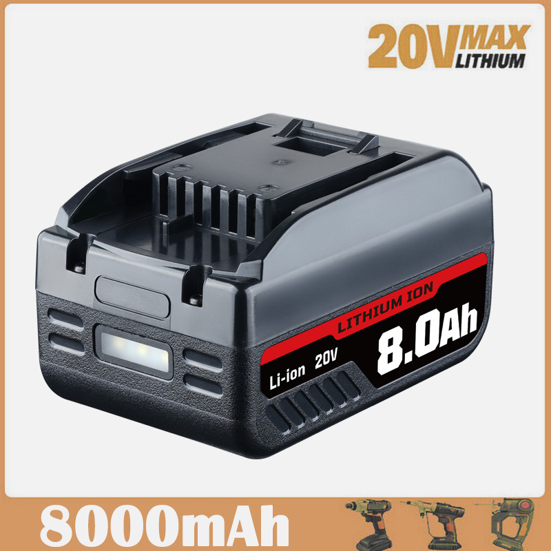 8.0AH Battery For WORX 20V MAX Extend Lithium 20 Volt WA3520 WA3525 WA3575 WG155