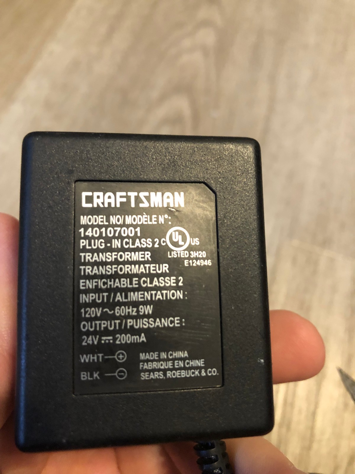 OEM Craftsman Genuine 19.2 V Compact Battery Charger Charging Stand 140107001
