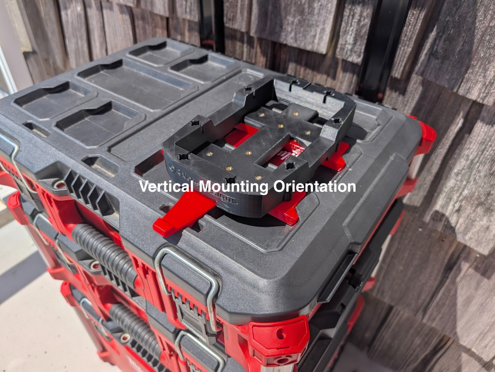 Packout Mount for Milwaukee M18 Six Pack Sequential Charger (Model# 48-59-1806)