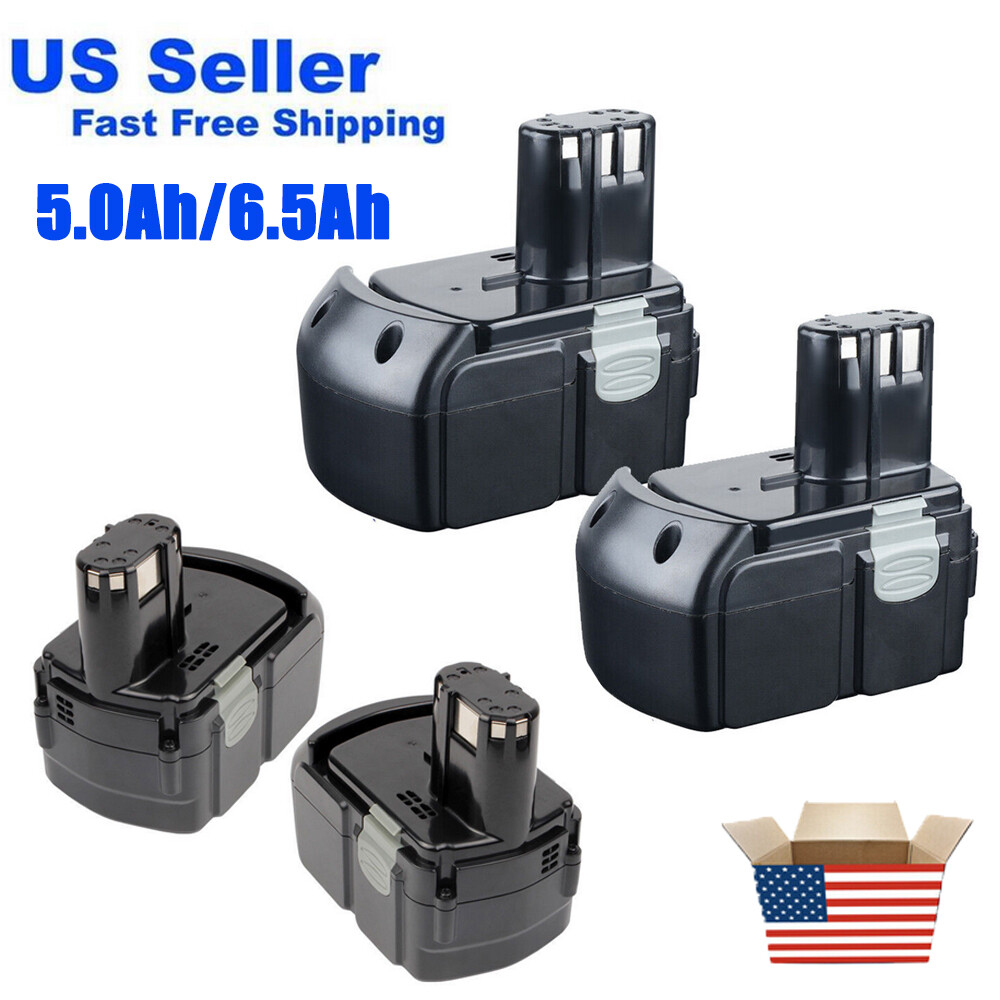 1-4X 18V For HITACHI Li-ion EBM1830 6.5ah/ 5.0ah Battery BCL1815 BCL1830 BCL1840