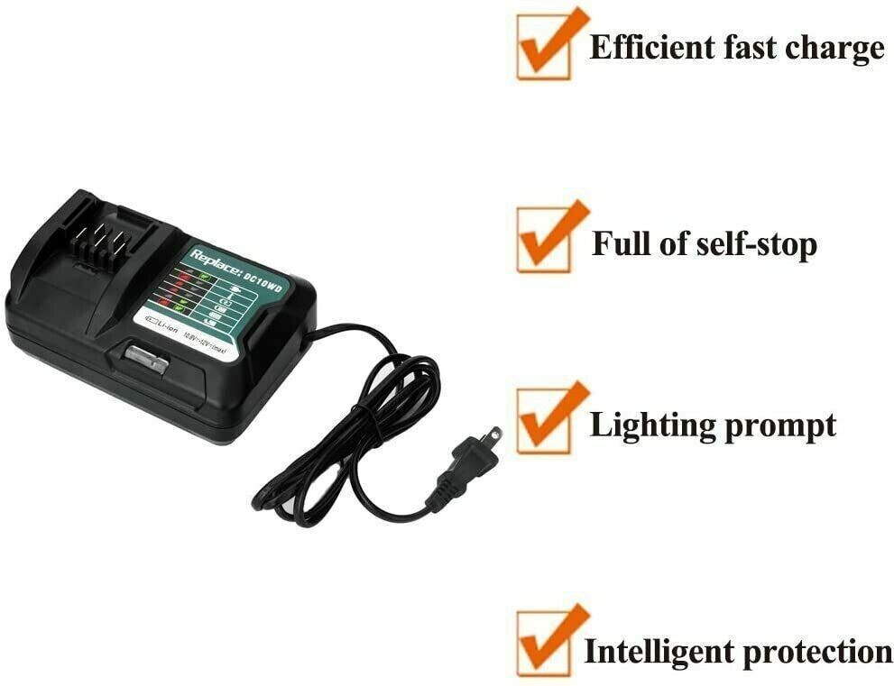 Battery Charger Replace For MAKITA 10.8V 12V DC10WD BL1015 BL1016 BL1021B BL1041
