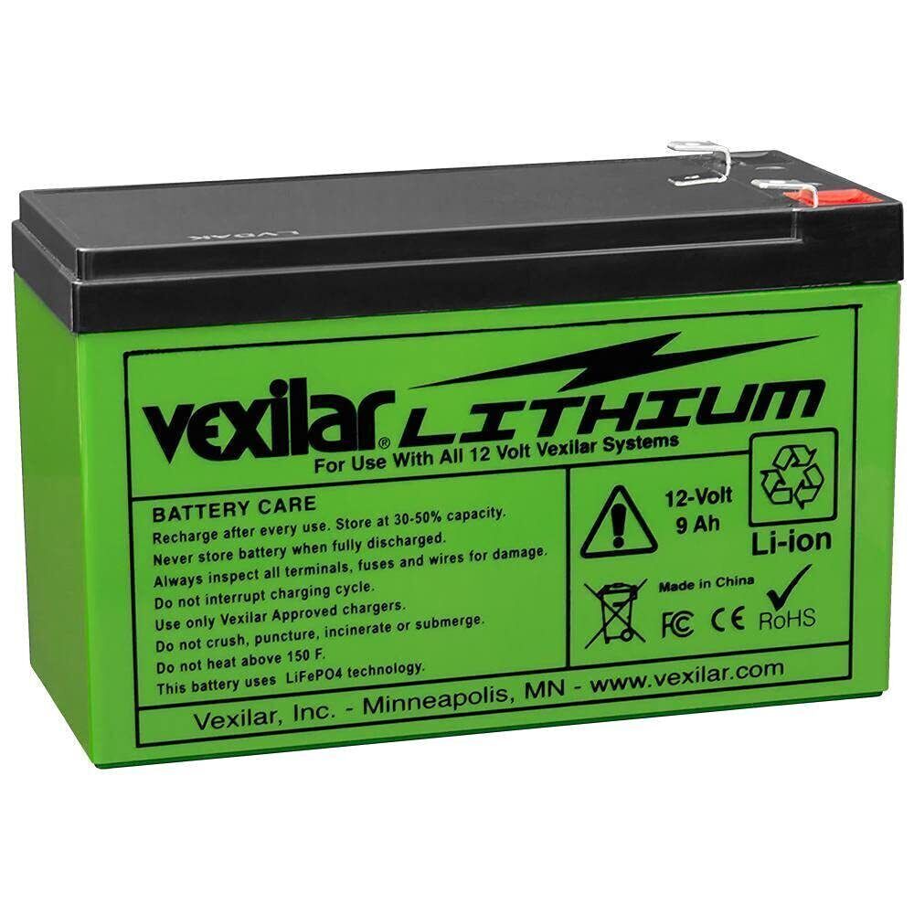 Vexilar 12V Lithium Ion Battery Lightweight Long-Lasting Power for Fishing Gear