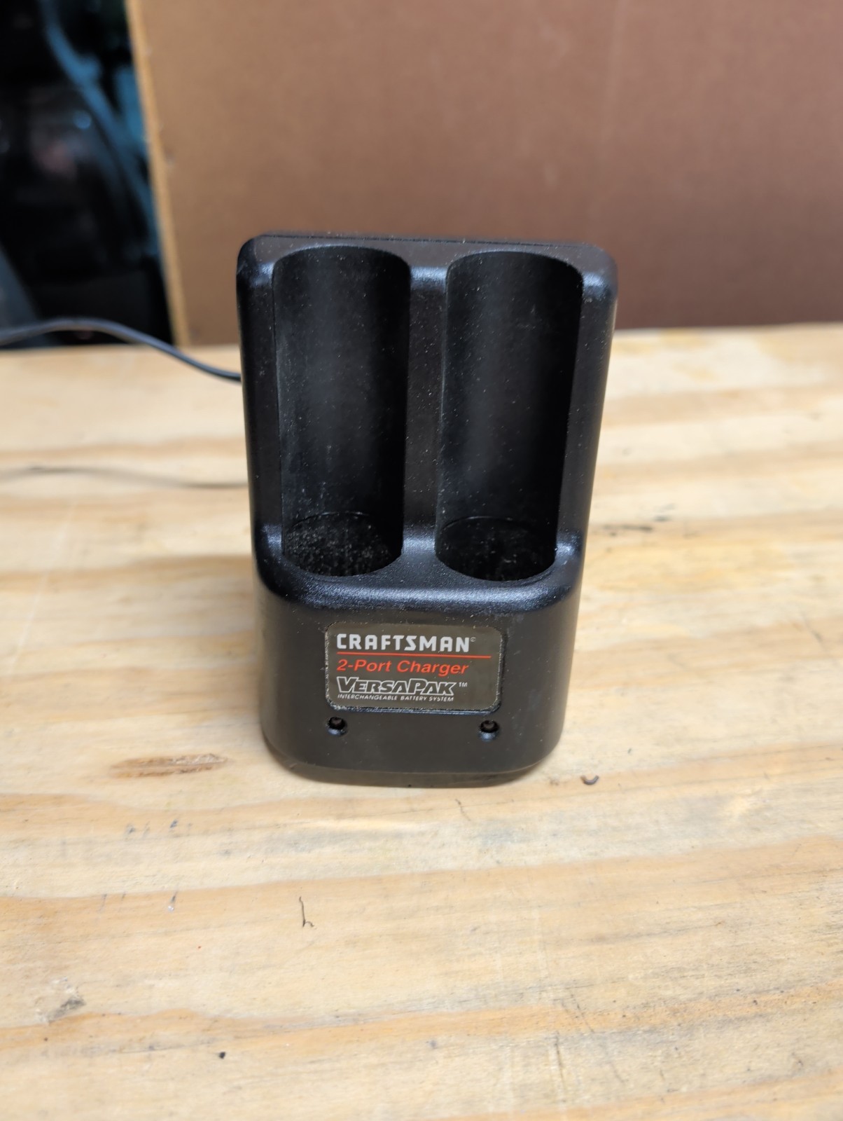 Craftsman VersaPak 2 Port Charger 148000-08 3.6V Dual Battery Charging Dock (C4)