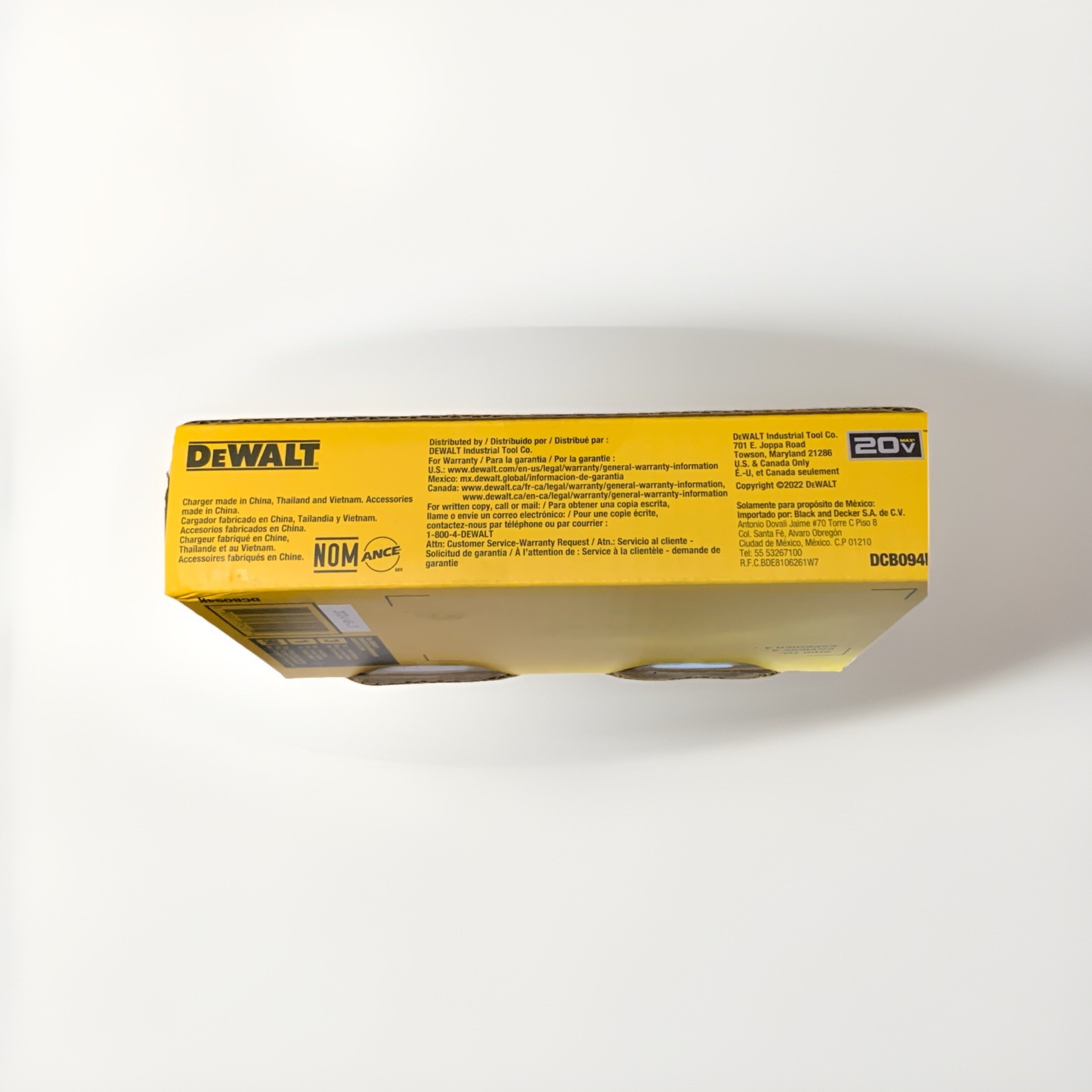 DEWALT DCB094K 20V USB-C Battery Charging Kit Adapter AC Wall Charger USB Cable
