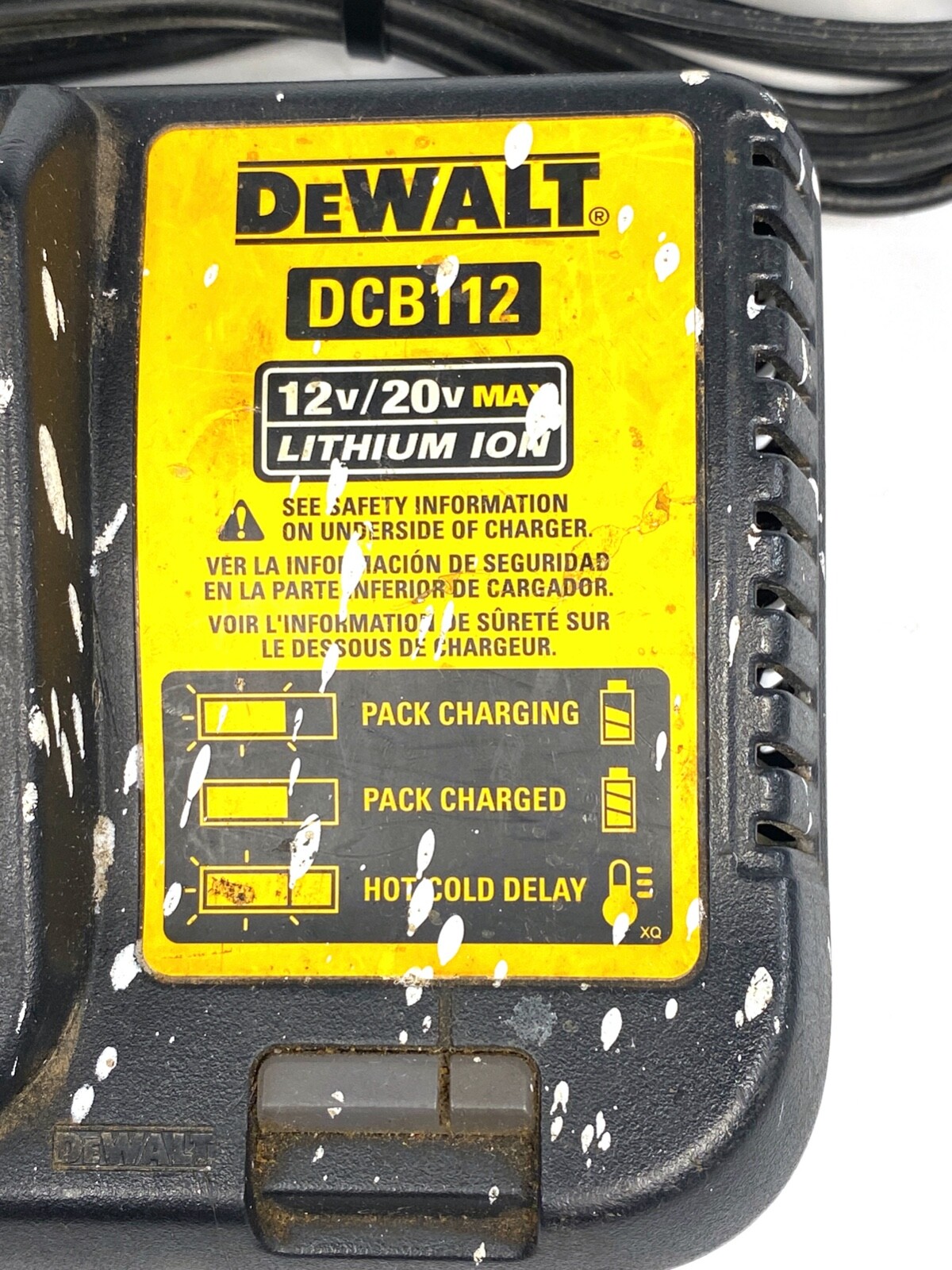 DEWALT DCB112 12v/20v MAX Lithium-Ion Charger Model – TESTED