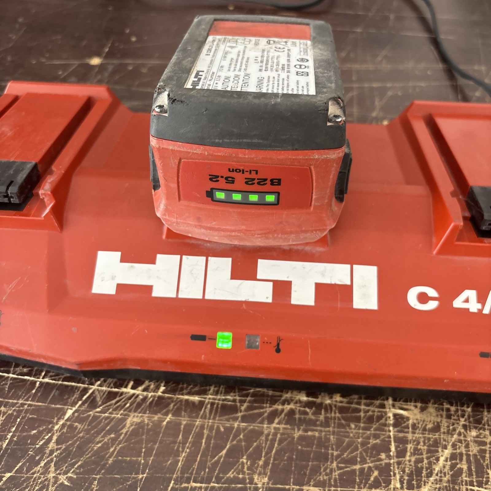 Hilti C4/36 – MC4 Multi 4-Bay Charger 115V Compatible w/ 22V 36V Batteries – 32