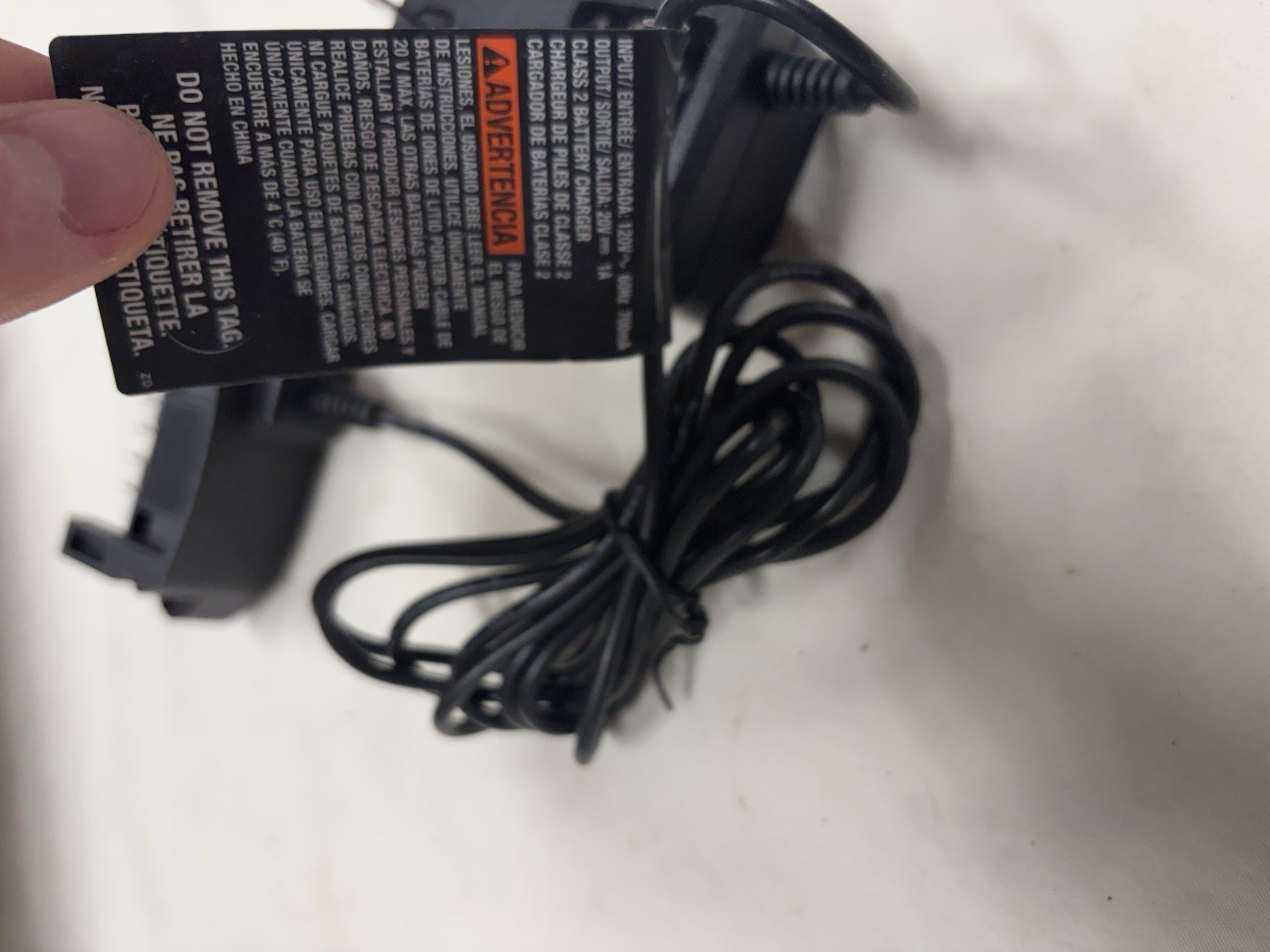 PORTER CABLE PCC699L 20V Max Lithium-Ion 20 Volt Battery Charger