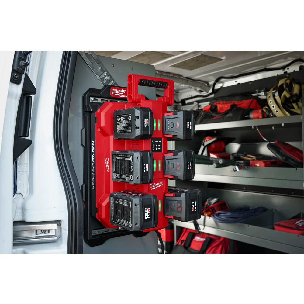 Milwaukee 48-59-1817 M18 18V Six Bay Daisy Chain Rapid Charger