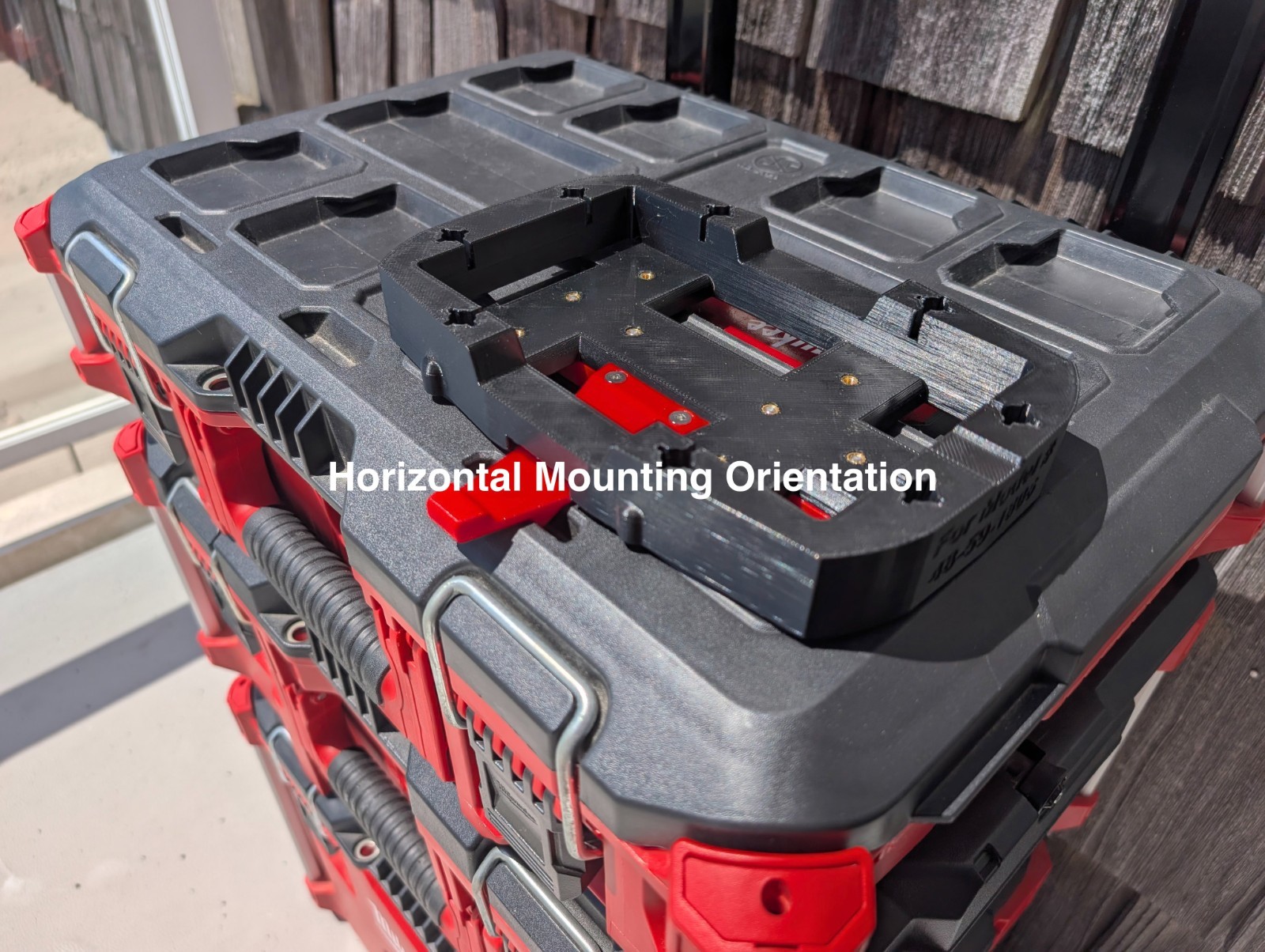 Packout Mount for Milwaukee M18 Six Pack Sequential Charger (Model# 48-59-1806)
