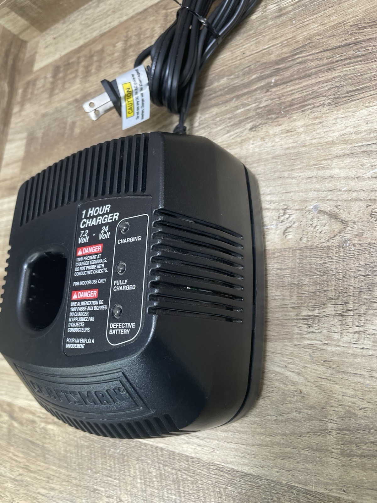 Craftsman BATTERY CHARGER OEM 1 Hour Fast 7.2V 12V 18V 19.2V 24V 1425301 Tested