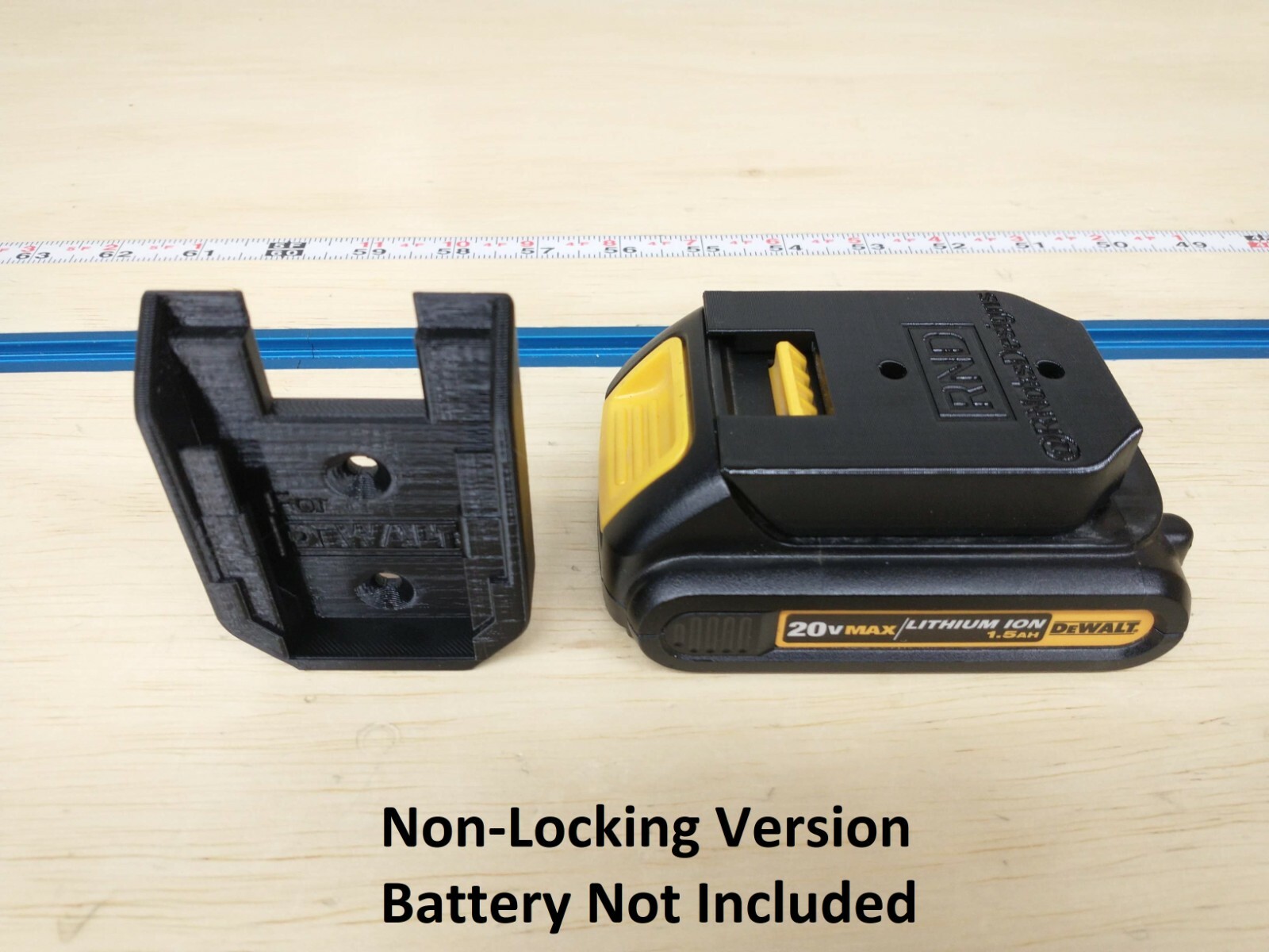 Wall Mount For DeWalt DCB112 Charger With Optional 20v Max Battery Mounts