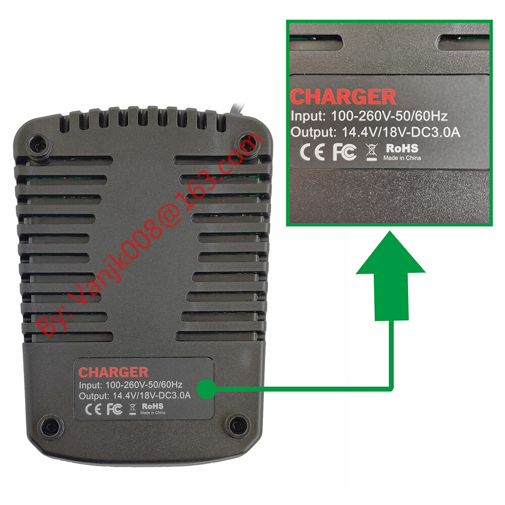 1PCS BOSCH 14.4V/18V BAT618 BAT614 Li-ion Battery 3.0Ah FAST Repalcement Charger