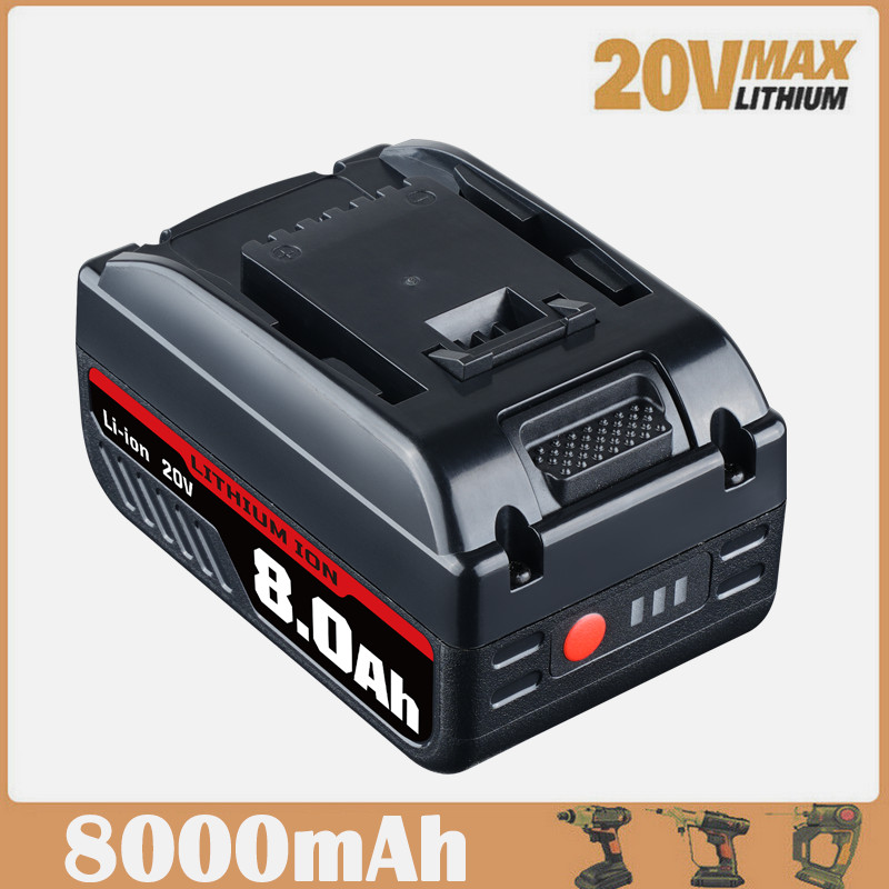 20V 8.0AH Battery MAX Extend Lithium 20 Volt For WORX WA3520 WA3525 WA3575 WG155